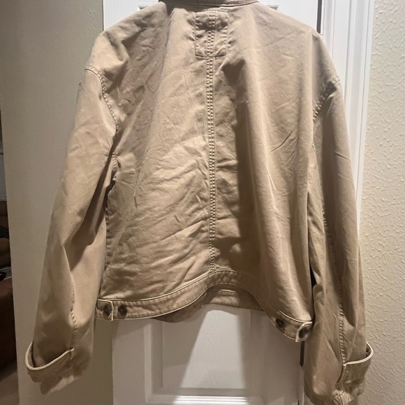 GAP Relaxed Utility Jacket Khaki Size XL Tall‎ - Picture 5 of 12